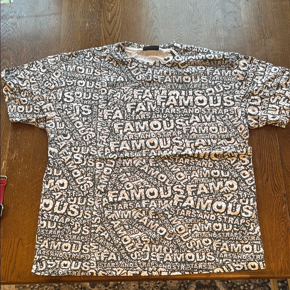 Famous Stars & Straps Black and White Graphic Tee
